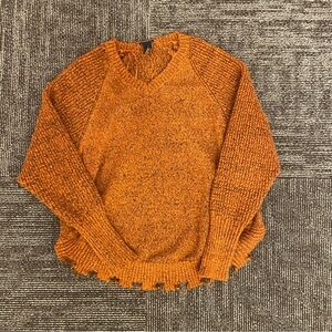 Rue 21 Orange Sweater